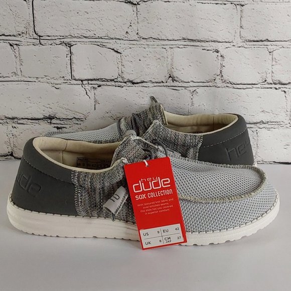 HEY DUDE \'WALLY SOX\' MOCCASIN SHOE ADULT SIZE 9 main image 7